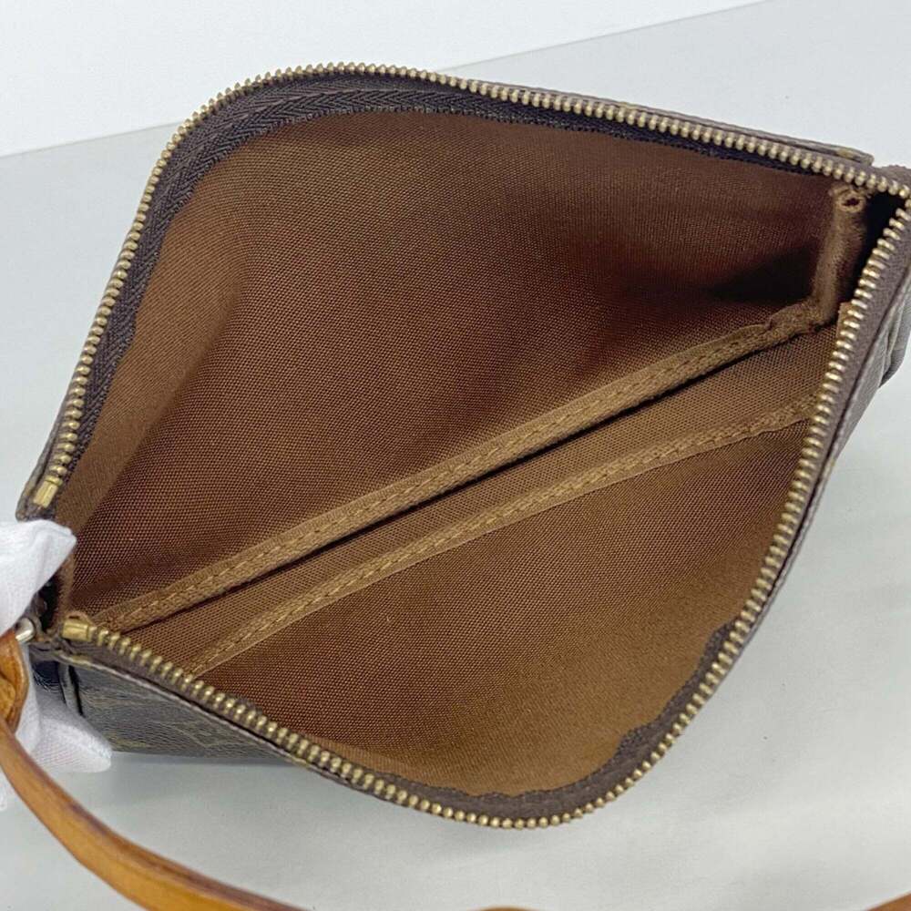 LOUIS VUITTON Brown Monogram Pochette Pouch - Picture 4 of 9